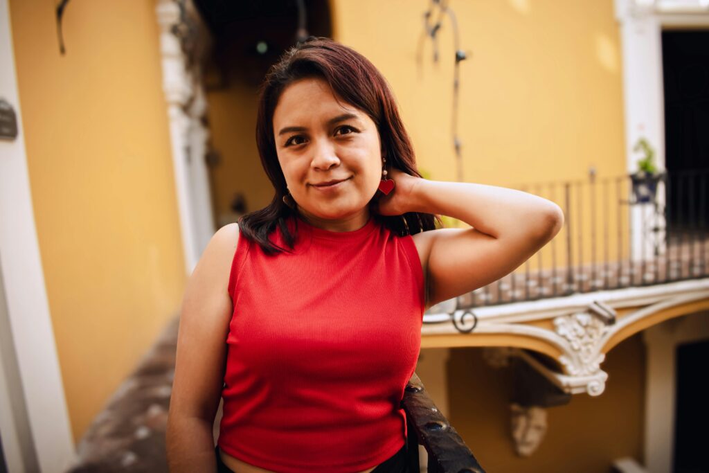 pexels-photo-27586889-27586889 Charming portrait of a woman in a red top in Puebla, Mexico